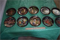 Eight Asian Decorative Art Plates (boxes included)