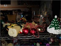 Estate lot of Entire Contents of Shelf - Christmas