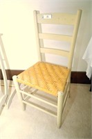 RUSH BOTTOM LADDER BACK CHAIR