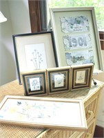 PICTURE FRAMES AND EASEL