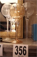 3PC TALL CANDLE HOLDERS