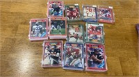 —- Lot of loose football cards