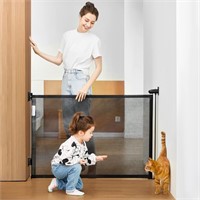 Retractable Baby Gate  33 Tall  Extends to 55 Wide