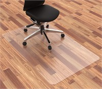 Office Chair Mat for Hardwood Floor  48 x 30 Clear