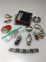 NIB Relic Leather Wallet & Assorted Watches