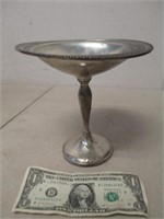 Vintage Weighted Sterling Footed Candy Dish -