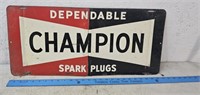 Champion sparkplugs sign