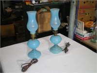 Hurricane Style Table Lamps