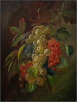 Attributed George Forster Still Life O/C Painting
