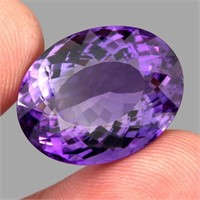 Natural Purple Amethyst 30.58 Cts - VVS