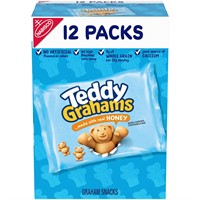 Honey Grahams Snacks  1 oz  Pack of 12  3 boxes