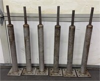 (6) Heavy Duty Trailer Jacks