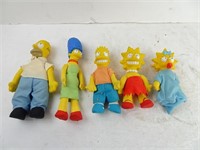 1990 Complete Set of Simpsons Rubber Face Figures