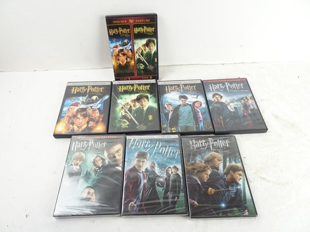 Lot of 8 Harry Potter DVDs