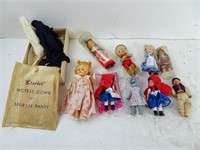 Lot of Misc. Madame Alexander Dolls & Clothes