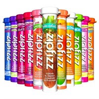Zipfizz Energy Hydration Drink Mix  30 Tubes- Wate