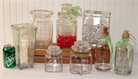 Clear Glass Decor - Candy, Vases, Planter