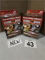 2 STONE WAVE MICROWAVE COOKERS