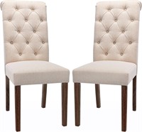 COLAMY Tufted Dining Chairs  Set of 2