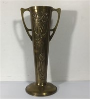 ART NOUVEAU HAMMERED COPPER VASE