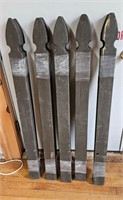 Handmade Wooden Fence Stakes