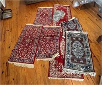 lot of 7 rugs