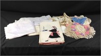 Lot of vintage loin cloths and placement mats