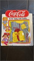 Coca-Cola 16-18” baby doll outfits