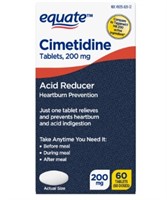 Equate, Cimetidine 200 Mg-180tablets