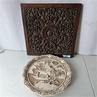 Teakwood Japanese Wall Decor