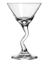 X 36 New Libbey 7 1/2 oz Z Stem Martini Glass