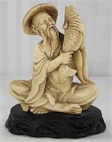 Small Carved Asian Figure