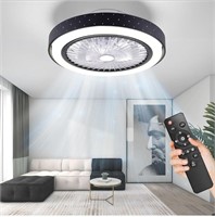($169) POWROL Modern Ceiling Fan with Lights