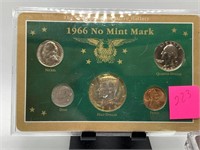 1966 NO MINT MARK COLLECTION SILVER JFK