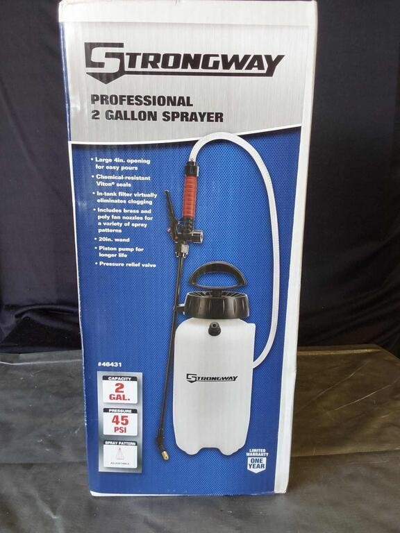 Strongway 2 Gallon Sprayer 45 PSI NIB