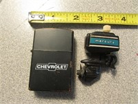 chevy lighter & toy boat motor