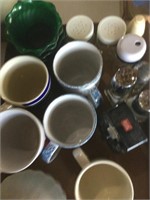 Coffee cups, misc