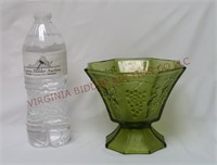 Vintage Anchor Hocking Glass Candy Dish / Vase