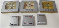 6 Schabak Airplanes In Boxes