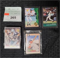 50 CARD LOT WITH A-ROD ROOKIE CARD AND MORE