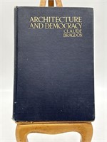 Vintage 1918 Architecture and Democracy Book