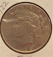 1922 Peace Silver Dollar