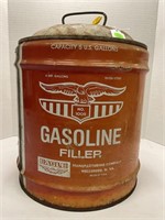 EAGLE NO. 1005 5 GAL GAS CAN & 2 GALLON GAS CAN