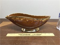 Shafer Drip Glaze Gold Trim Bowl