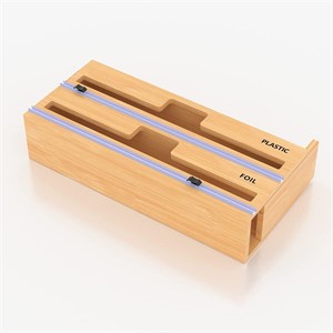 2 in 1 Wrap Organizer with Cutter for 12 Roll
