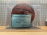 Reggie miller autographed basketball