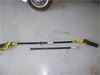 Ryobi 18V Cordless Pole Saw w/ Charger & Batteries