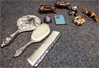 Vanity Items - Trinket Boxes, Dresser Set & More