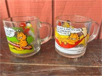 1970s Garfield McDonalds promotional coffee mugs