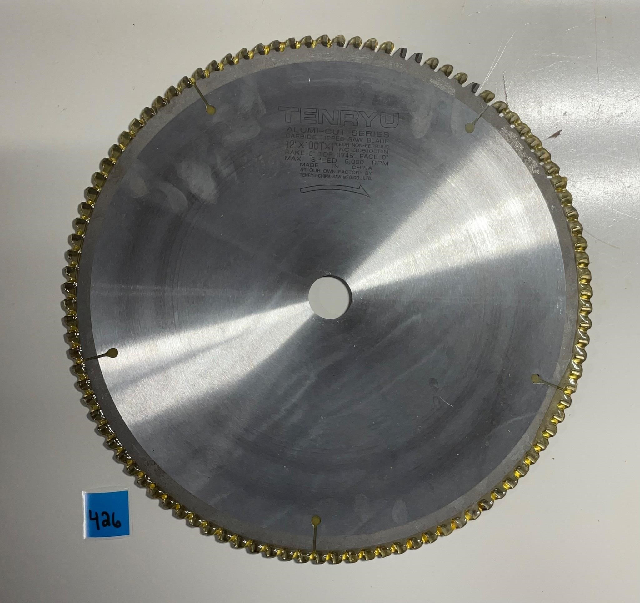 Tenryu Alumi-Cut 12” Carbide Tipped Saw Blade